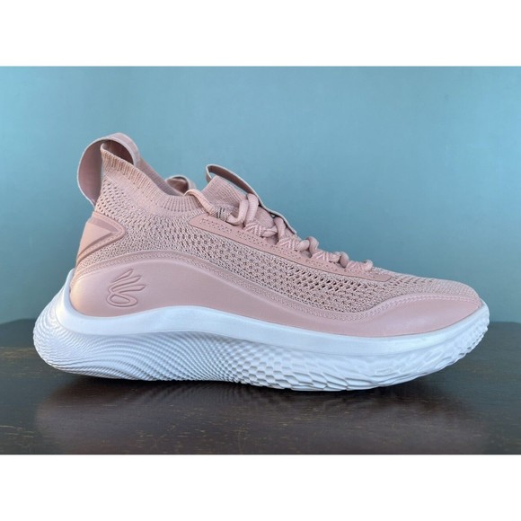 Under Armour Curry 8 Flow Class-Y Pink/White Men's Size 7.5 (9W) 3024432-601 - Picture 2 of 11
